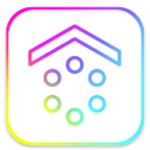 colorful android application logo